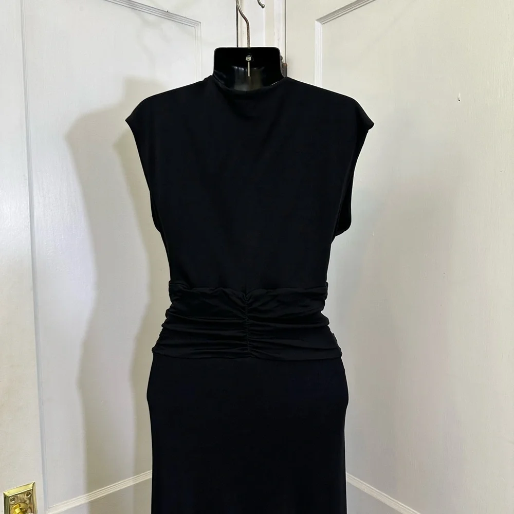 H&M Madonna Glam Black Sleeveless Maxi Dress